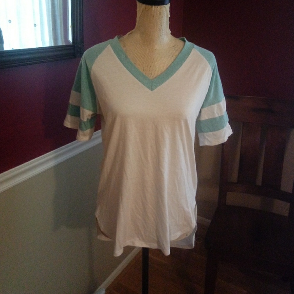 High Low Baseball Tee